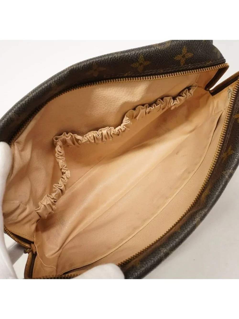 Louis Vuitton Pouch Monogram Trousse Toilet 28 Brown